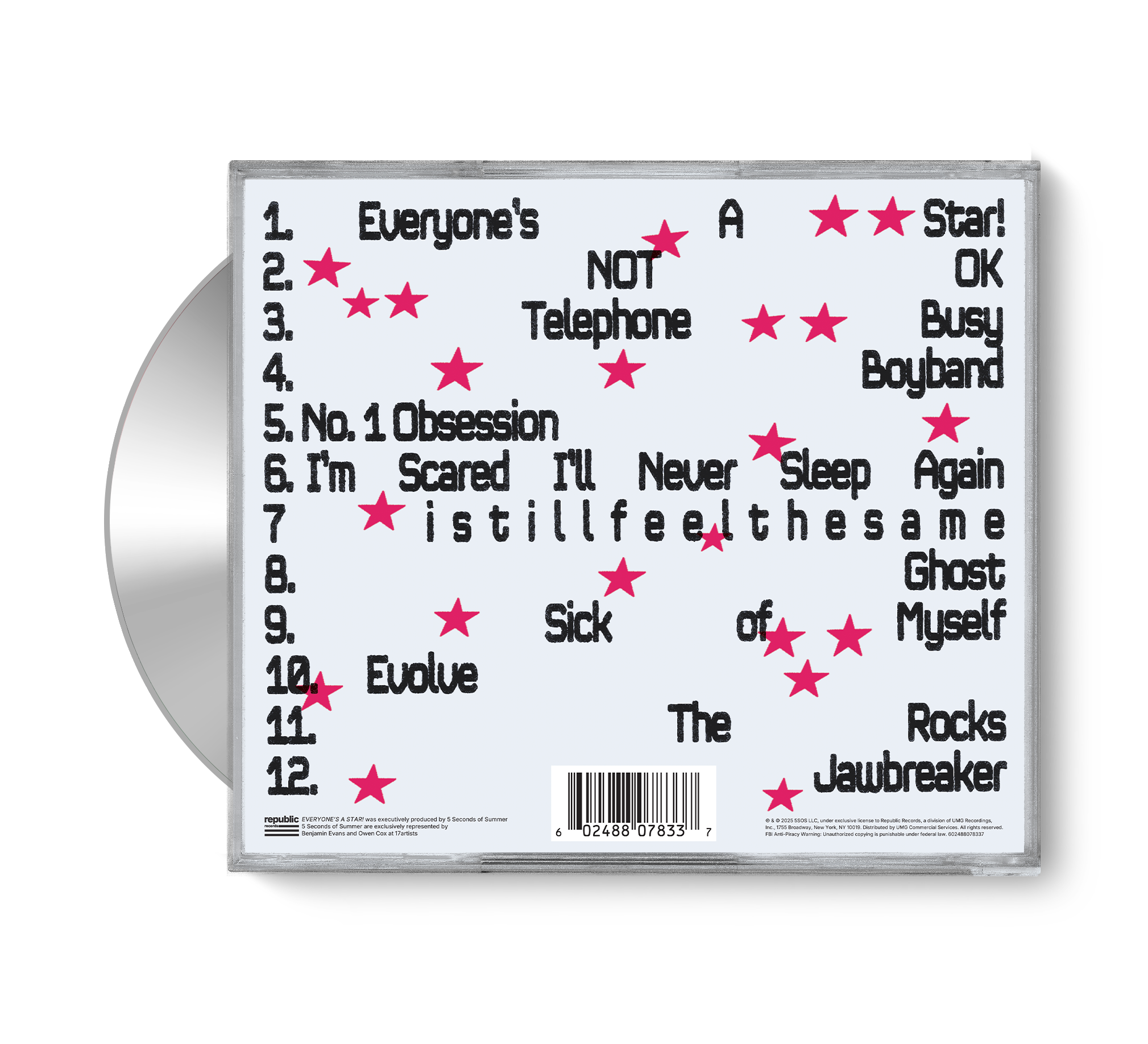 Everyone's A Star! CD Back