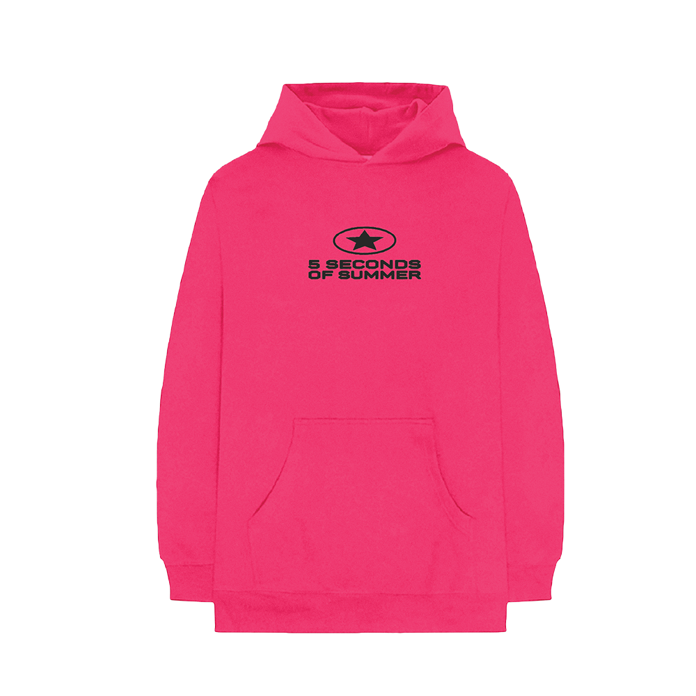 EVERYONE'S A STAR! Hot Pink Hoodie Front