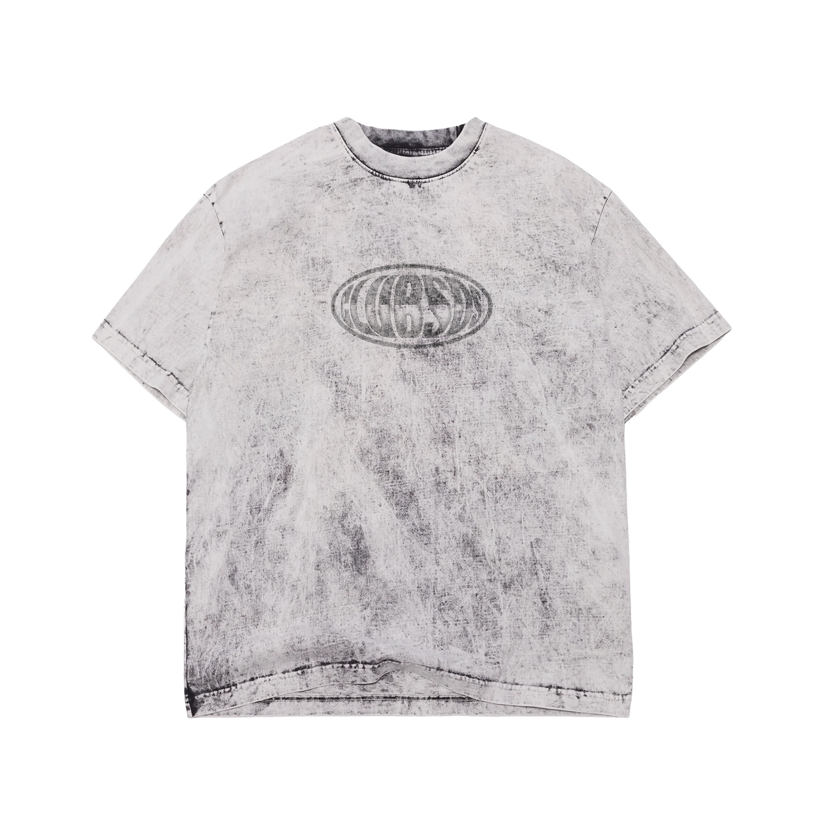 CLUBSOS Grey Acid Wash T-Shirt