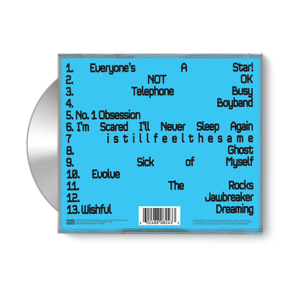 EVERYONE'S A STAR! (Michael Deluxe) Store Exclusive CD Back