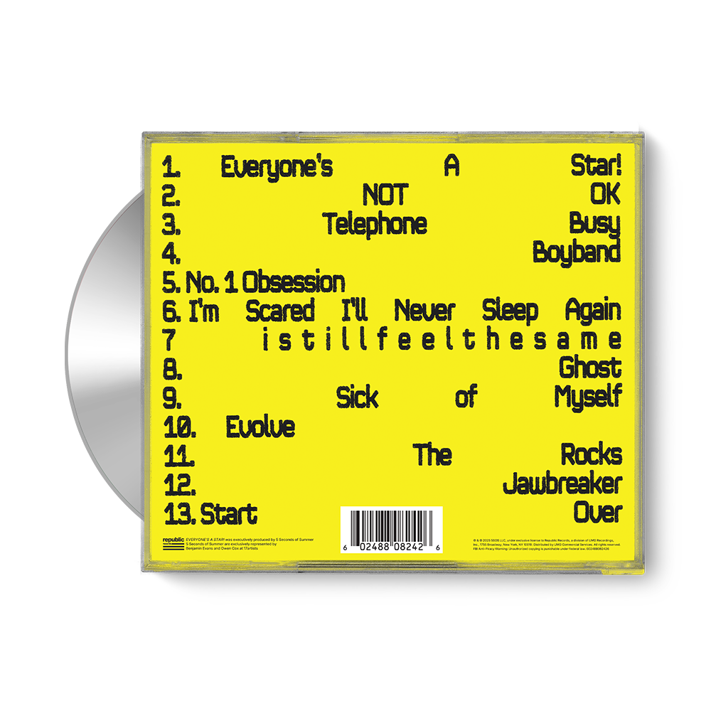 EVERYONE'S A STAR! (Luke Deluxe) Store Exclusive CD Back