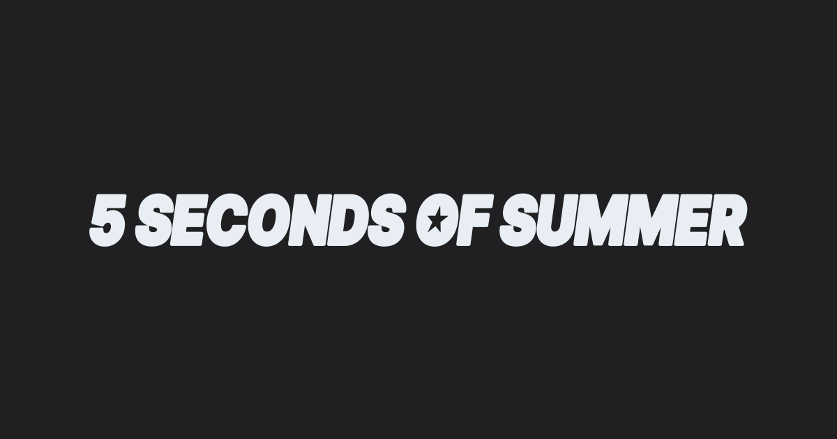 5 Seconds of Summer Official Store - 5 Seconds of Summer Official Store