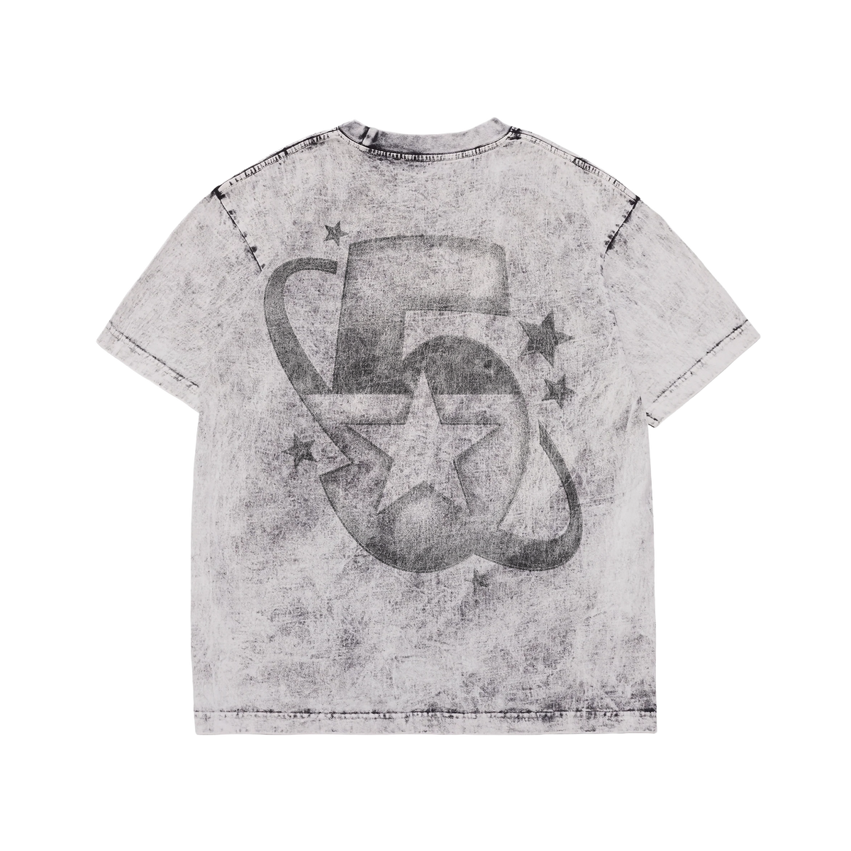 CLUBSOS Grey Acid Wash T-Shirt
